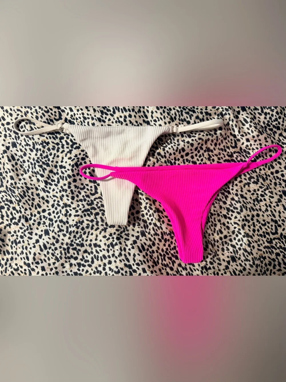 💕Frankie’s Ribbed Thong Bikini Bottoms💕